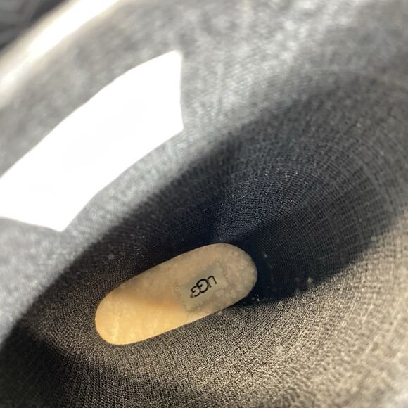 UGG Shaye Rain Boot Black Shiny Rubber Women’s Size 5 NWOB - Picture 9 of 10